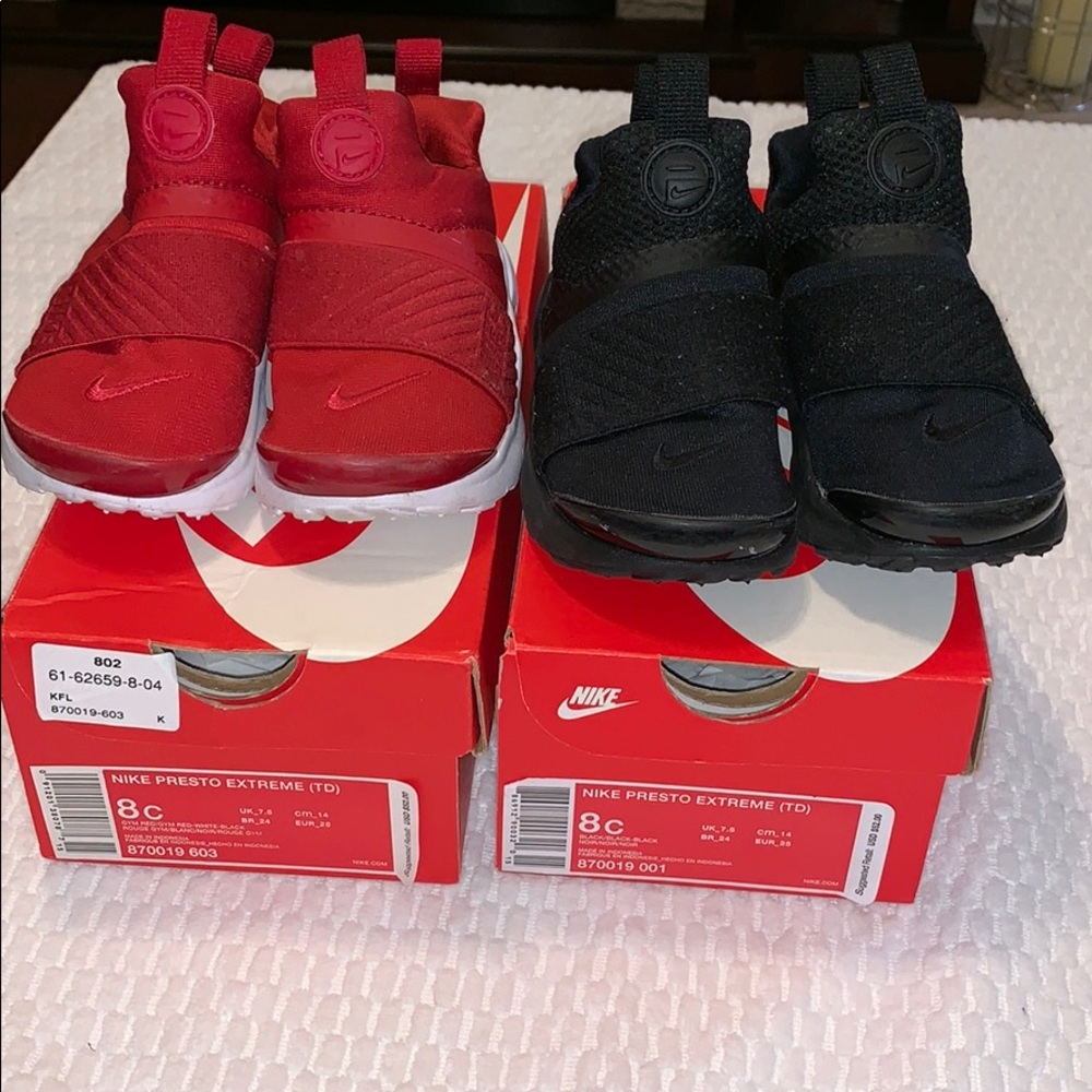 Nike Presto Toddler Bundle - Size 8C